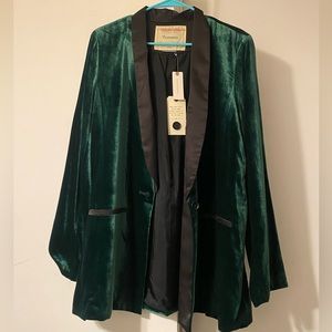 Anthropologie “Cartonnier” Green Blazer